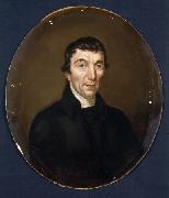 Portrait in oils of Welsh preacher John Elias